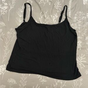 Black Women's Spaghetti Strap Tank Top